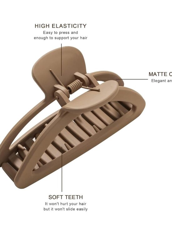 8PCS Hair Clips for Women, Flower Claw Clips for Thick Hair, Non-Slip Hair Acces - Picture 6 of 7